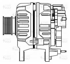    /  vag fabia ii (07-) / golf iv (97-) / polo (09-) 1.4i 90a (lg 1825) Startvolt LG1825 