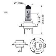   H7 12V 55W CrystalVision ultra 3700K Moto  1 Philips 12972Cvubw 