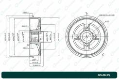   G-brake GD-61245     ABS 