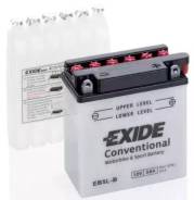 Аккумулятор MOTO 5Ah 65A 120x60x130 полярность ETN 0 токовыводы M06 Exide EB5LB фото