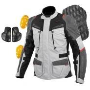   Komine JK-609 Full Year Adventure jacket 3XL, LightGrey/Black 