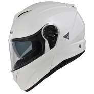   Komine HK-171 FL System Helmet M, White 