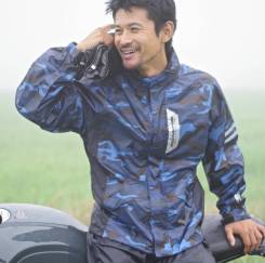    Komine RK-539 Breathter Rain Wear Fiato Olive, XL 