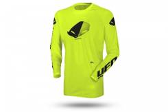  UFO SLIM Radial Jersey Neon Yellow : L MG04527#DFLU-XXL 