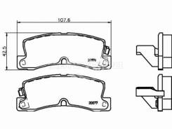 ������� ��������� (�����) Lexus RX 97-03 / Toyota Avensis 97-03 Akebono AN-222WK, ������ ����