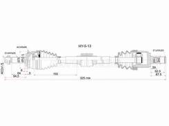    FR RH Hyundai Solaris/KIA RIO 10- SAT HY-5-13,   