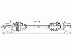    LH Hyundai Solaris 1,4/1,6  17- SAT HY-2-157,   