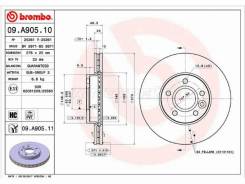   () Ford Focus 10- / C-MAX 03-15 / Volvo C30 06-13 / C70 05-13 / V40 13-16 Brembo 09. A905.10,  
