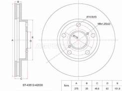   () Toyota Camry Japan 90-94 / RAV4 (XA10, CA20) 94-05 / Vista 90-94 SAT ST-43512-42030 