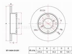   () Nissan Moco 02-06 / Suzuki Alto 04-06 / Every 99-05 / Kei 00-09 / MR Wagon SAT ST-1A04-33-251,  