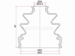   Mitsubishi Pajero Sport KH# 08-/Toyota Camry Gracia SXV20 96-01 (2 . ) SAT C-1054 