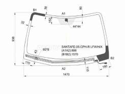   ( ) Hyundai Santa Fe 05-12 XYG Santafe-05-CPH-R LFW/H/X,  