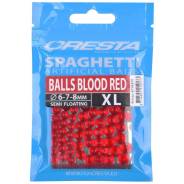   XL  Blood Red, 2  Cresta 4714-810 Spaghetti Balls 