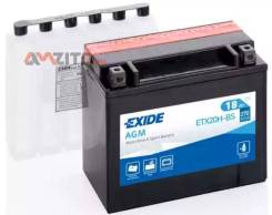 !  18Ah 270A 175/87/155 moto AGM .   / Exide ETX20HBS 