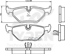 ������� ��������� ��������, ������ BMW 3 (E30, E36) 82>, 5 (E34) 88> Tyren ���. TYR1210411 ����