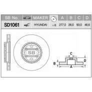   2 Sangsin Brake SD1061 