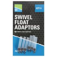  Float Adaptors Clear / Black, 2  Preston innovations P0220138-UNIT 