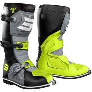  Shot Race 2 Black Grey Yellow Fluo Motocross Enduro 