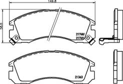    |  | (PF-3233) Mitsubishi Outlander III (GG_W, GF_W, ZJ) 2.0 (GF2W) 10.2012 - Mitsubishi Outlander II (CW_W) 2.4 4WD (CW5W) 09.2007 - 11.2012 Nisshinbo NP3001 