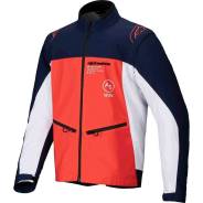  Alpinestars Lite-Dura Softshell Navy Hot Orange White Motocross Enduro 