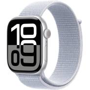  Silver Aluminium / Blue Cloud Apple R-145249491-MWWN3QL/A Watch Series 10 GPS 46mm Sport Loop Refurbished 