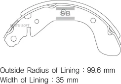 ������� ��������� ���������� - �������� 4�� (���� �� ��������) Sangsin Brake SA129 ����
