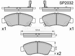 ������� ��������� (�������) Honda Fit 01-07 / Capa 98-02 / Jazz 02-15 HI-Q/Sangsin Brake SP2032, �������� ����
