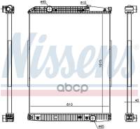       (1015X810x40) / Mb (Actros Mp1 950/952/953 Nissens . 627910 