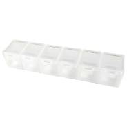     Tai Raba Head 6 Clear 18 x 4.2 x 3.4 cm, 2  Meiho 279129-UNIT 