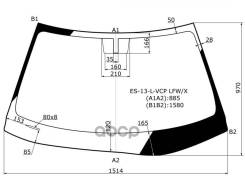   Lexus Es 12-18 XYG . ES-13-L-VCP LFW/X,  