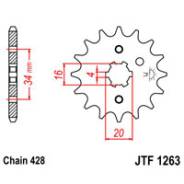   JTF1263-16 F11263-16 (JT) 