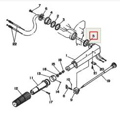   Yamaha 3(6L5),6-8(6G1),20-25(6l2) (90386-43M79) 