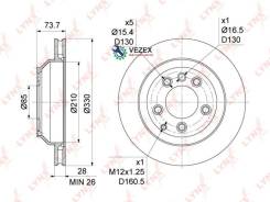    (330x28) |  | Audi Q7 3.0D-6.0D 06-15/ VW Touareg(7L/P) 3.0-6.0 02-/ Porsche Cayenne I-II 3.0-4.8T 03- Lynxauto BN1210 