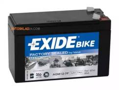  ! +  7Ah 85A 150/65/95 moto AGM/ Exide AGM127F 