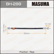 ����� ��������� "Masuma" BH-289 / T- /rear/ Mark II X11#, Crown S17# Masuma, ������ ����