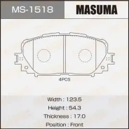 ������� �������� ��������! Toyota Yaris 1.0/1.3/1.4 D-4D 06> Masuma MS1518 ����