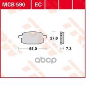 .   61X27x7,3 Moto; Adly / Fantic / Garelli / Malaguti / Mbk / Peugeot / Pgo / Siamoto / Sym / Tgb / Yamaha TRW . MCB590 