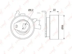 ����� ���������� ����� ��� OPEL Astra F 1.6-2.0 91-98 / Omega A/B 2.0 ->00 / Vactra A/B 1.6-2.0 88-02 / Kadett E 1.8-2.0 ->91 Lynxauto 'PB1142 ����