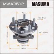   Masuma rear Hyundai Sonata V (with ABS),  