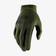  100% Ridecamp Glove (Army Green/Black, M, 2024 (10011-00001 