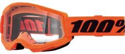  100% Strata 2 Neon Orange / Clear 