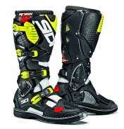  Sidi Crossfire 3 White/Black/Yellow Fluo 44 