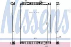       (1015x810x40) / MB (Actros MP1 950/952/953 Nissens 627910 