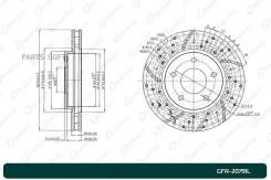 ���� ��������� ��������������� ������������� G-brake GFR-20791L ����� G-Brake GFR-20791L ����