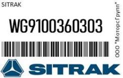  Shaanxi HOWO    OE Sitrak WG9100360303 