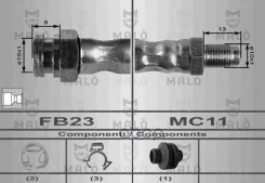 ����� ��������� ������. Alfa Romeo 145,146 94-01, Fiat Brava(o) 95-01, Lancia Dedra 94-99, Delta 96-99 Malo ���. 8552 ����