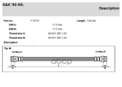 ����� ��������� Volkswagen Vento (1H2) 2.8 VR6 01.92-09.98 K&K ���. ft4707 ����