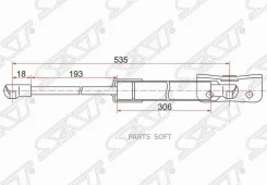 ����������� ������ ��������� Mitsubishi Outlander 12-22 (������) SAT ST-5802A376, ������ ����