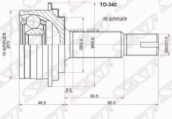  (/ ) Toyota Vitz 05-14 / Belta 05-12 / Vios 05-13 / Yaris 05-13 SAT TO-342,  