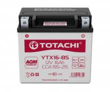  Totachi MOTO YTX16-BS 16 / R AGM Totachi 90016 
